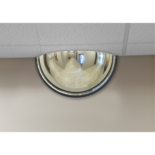 180° Dome Mirror, Half Dome, Closed Top, 18" Diameter WestPier