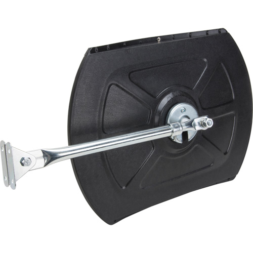 Roundtangular Convex Mirror with Telescopic Arm, 12" H x 18" W, Indoor/Outdoor WestPier