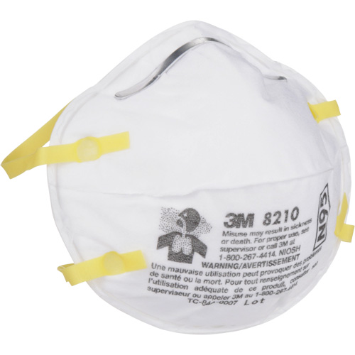 8210 Particulate Respirators, N95, NIOSH Certified WestPier
