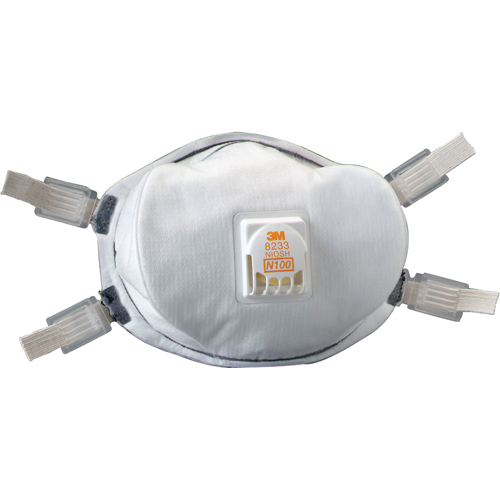 Respirateurs contre les particules 8233, N100, Certifi&eacute; NIOSH WestPier