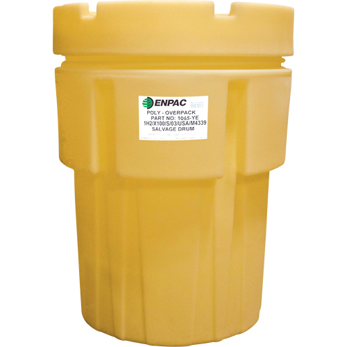 Poly-Overpack&reg; 65 Salvage Drum, 65 US gal., Stationary WestPier
