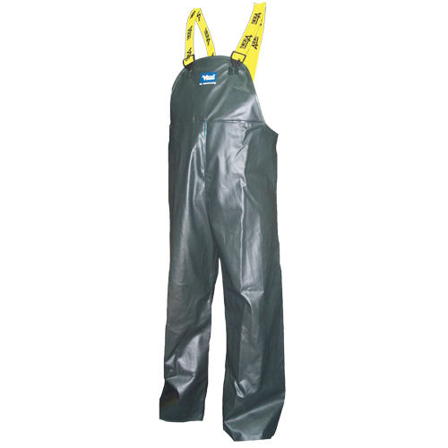 Journeyman&reg; Bib Pants, 4X-Large, Polyester/PVC, Green WestPier