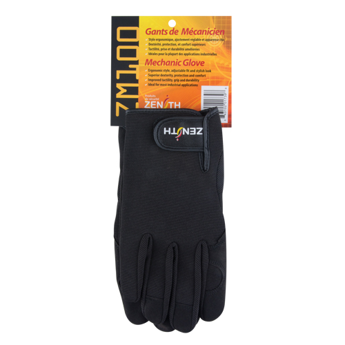 ZM100 Mechanic's Gloves, Synthetic Palm, Size Medium WestPier
