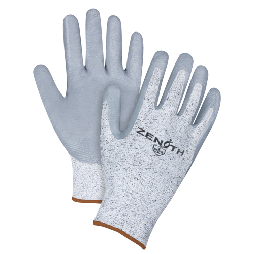 Gants &eacute;lastiques sans coutures r&eacute;sistants &agrave; la coupe, Taille Grand/9, Calibre 13, Rev&ecirc;tement Nitrile, Enveloppe en PEHP, ANSI/ISEA 105 niveau 2/EN 388 niveau 3 WestPier
