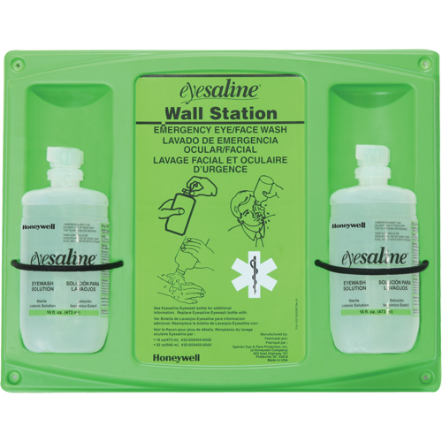 Saline Eyewash Wall Station, Double WestPier