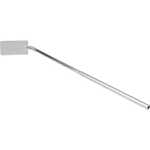 Inspection Mirror, Rectangular, 3-3/4" L x 2" W, Telescopic WestPier