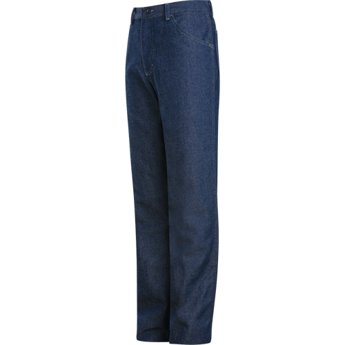Flame-Resistant Relaxed Fit Denim Jeans, 32, x 37, Blue, 18 cal/cm² WestPier