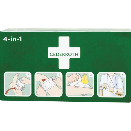 Cederroth 4-in-1 Bloodstopper, 9" L x 5-1/2" W WestPier