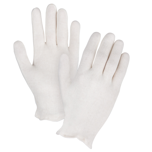 Mediumweight Inspection Gloves, Poly/Cotton, Hemmed Cuff, Ladies WestPier