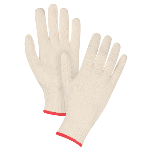 Heavyweight String Knit Gloves, Poly/Cotton, 7 Gauge, Small WestPier
