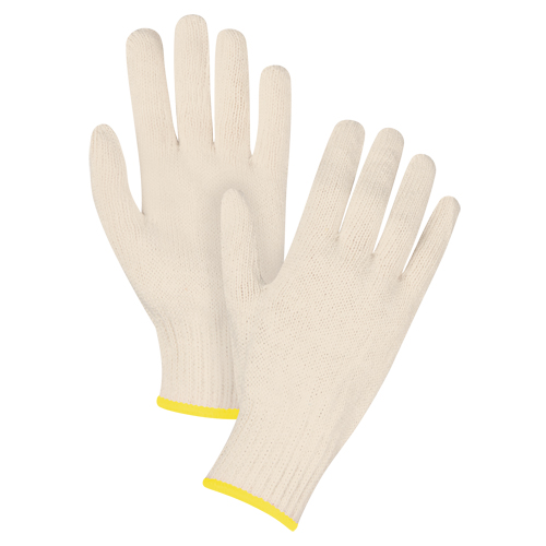 Standard-Duty String Knit Gloves, Poly/Cotton, 7 Gauge, 2X-Large WestPier