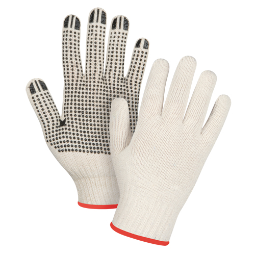 Gants tricot&eacute;s de poids lourd, Poly/coton, Un c&ocirc;t&eacute;, Calibre 7, Petit WestPier
