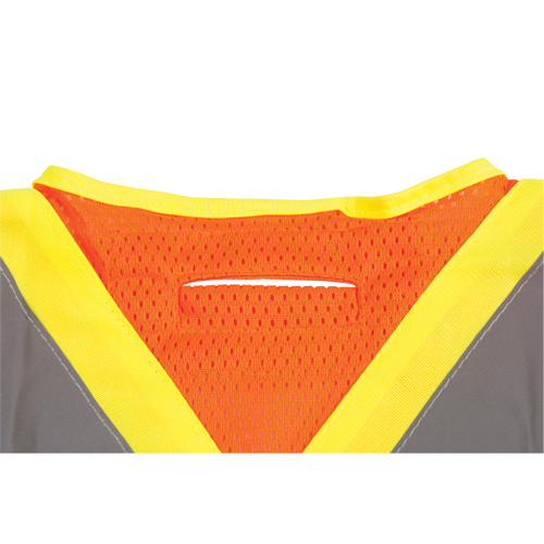 CSA Compliant High Visibility Surveyor Vest, High Visibility Orange, X-Large, Polyester WestPier