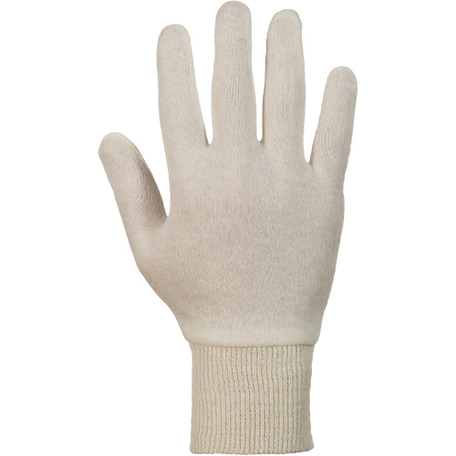 Gants tricot&eacute;s Superior ML80K, Taille unique, Blanc, Non doubl&eacute;, Poignet en tricot WestPier