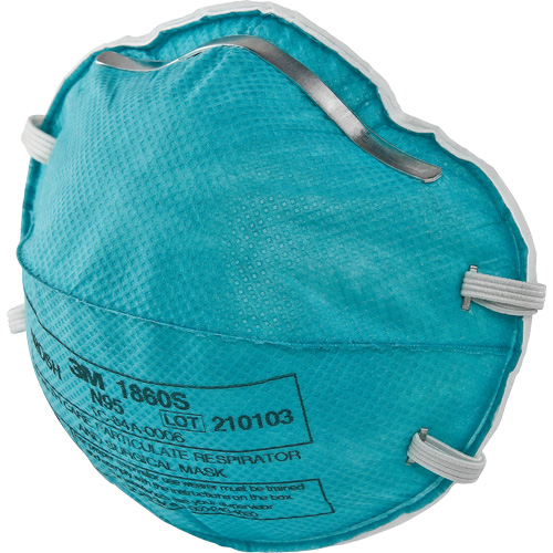 1860S Particulate Healthcare Respirator, N95, NIOSH Certified, Small WestPier