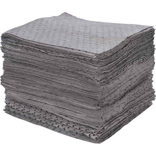 Premium Bonded Sorbent Pads, Universal, 15" x 17", 30 gal. Absorbancy WestPier