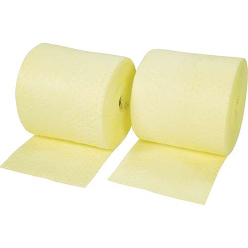 Rouleaux absorbants li&eacute;s de premi&egrave;re qualit&eacute;, Lourd, 150' lo x 15" la, Absorption 25 gal. WestPier