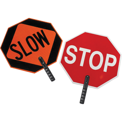 Double-Sided "Stop/Slow" Traffic Control Sign WestPier