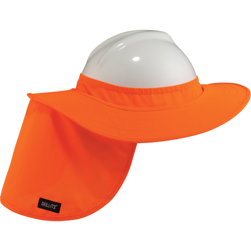 Chill-Its&reg; 6660 Hard Hat Brims, Hi-Vis Orange WestPier