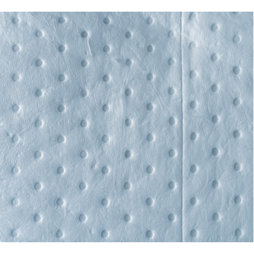 Premium Blue Bonded Sorbent Pads, Oil Only, 15" x 17", 15 gal. Absorbancy WestPier