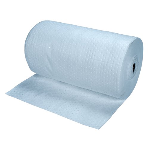 Premium Blue Bonded Sorbent Pads, Mediumweight, 150' L x 30" W, 40 gal. Absorbancy WestPier
