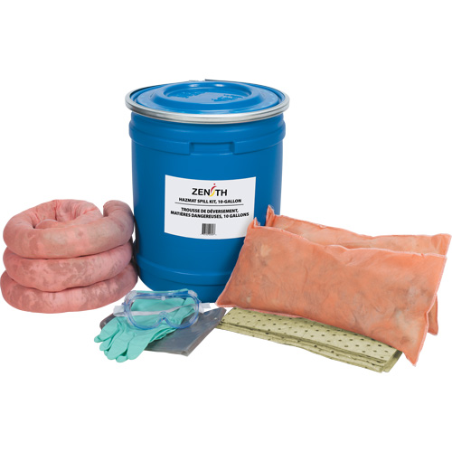Truck Spill Kit, Hazmat, Drum, 10 US gal. Absorbancy WestPier