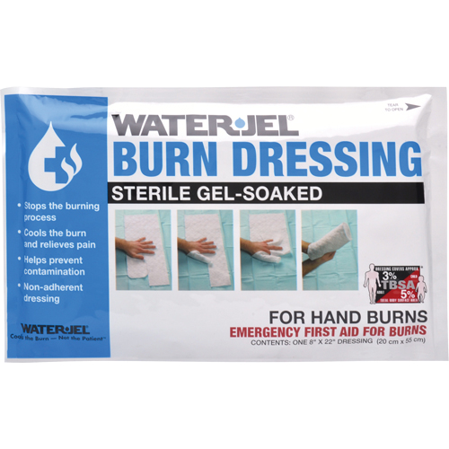 Pansements pour brûlures Water Jel , 8" x 22", Classe 2 WestPier