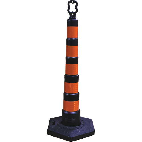 Grip N Go Trim Line Channelizers, 49" High, Black WestPier