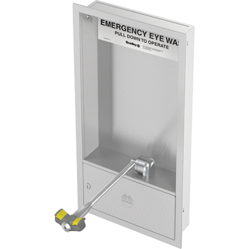 Eyewash Station, Wall-Mount Installation, Stainless Steel Bowl WestPier
