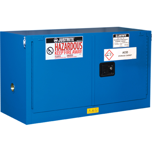 Armoires empil&eacute;es doubl&eacute;es pour rangement de mati&egrave;res dangereuses Chem-Cor, 17 gal., 43" x 24" x 18" WestPier