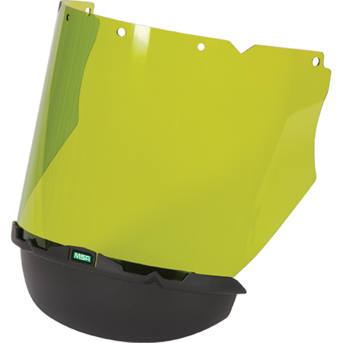 Visi&egrave;res V-Gard avec mentonni&egrave;re pour les travaux avec l'arc &eacute;lectrique, Polycarbonate, Teinte Vert WestPier