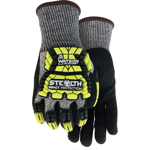 Gants antichocs Stealth Hellcat, Petit, Paume en PEHP, Poignet Poignet en tricot WestPier