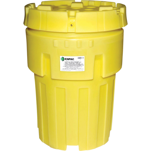 Barils de r&eacute;cup&eacute;ration en poly Plus Envirosalv , 95 gal. US, Stationnaire WestPier