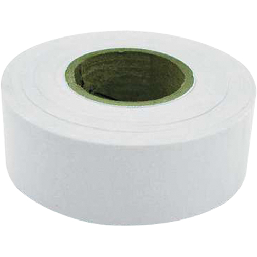 Flagging Tape, 1.2" W x 300' L, White WestPier