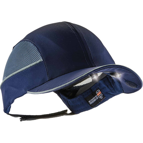 Casquette &agrave; bord long avec &eacute;clairage DEL Skullerz 8960, Bleu marin WestPier