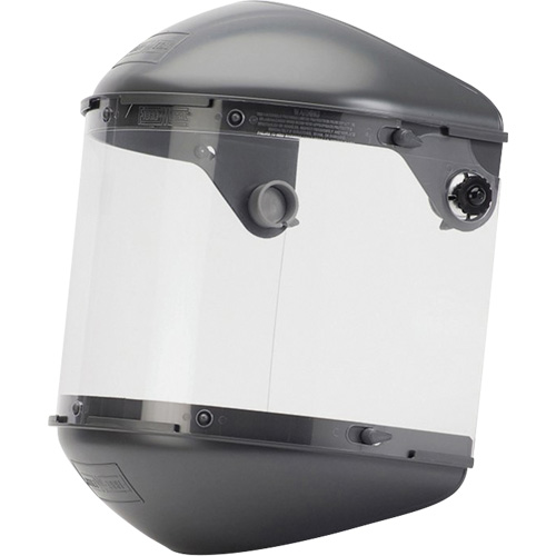 Fibre-Metal Dual 4" Crown High Performance Face Shield System, Propionate, Ratchet Suspension WestPier