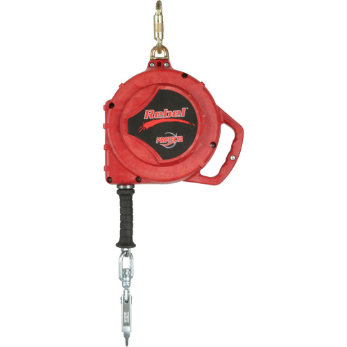 Rebel Self Retracting Lifeline, 50', Stainless Steel, Swivel WestPier