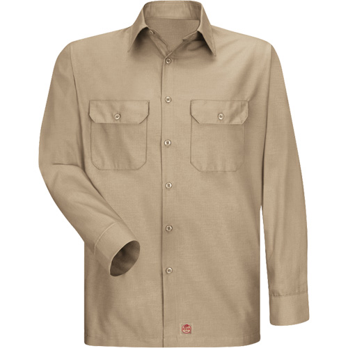 Chemise &agrave; manches longues en tissu ind&eacute;chirable, Hommes, 3T-Grand, Khaki WestPier