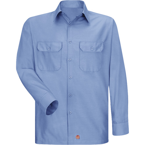 Long Sleeve Ripstop Shirt, Men's, 3X-Large, Blue WestPier