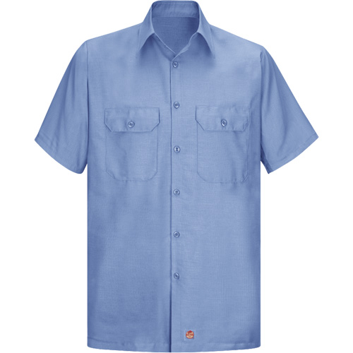 Short Sleeve Ripstop Shirt, Men's, 3X-Large, Blue WestPier
