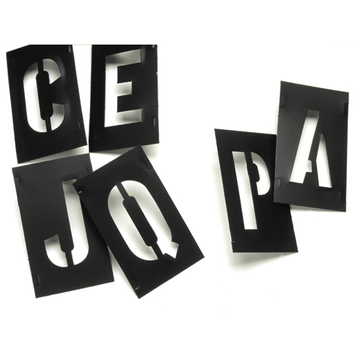 Pochoirs assemblables en plastique, Pictogramme, 2" WestPier
