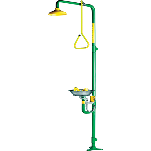 Safe-T-Zone&reg; Aerated Combination Shower & Eye Wash WestPier