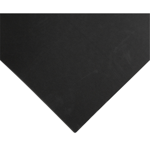 Electrically Conductive Mat No.785, 3' W x 5' L x 3/32" T, PVC, Smooth, Black WestPier