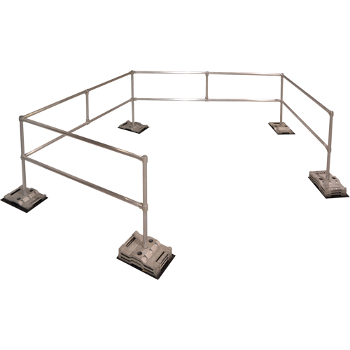 RoofGuard Classic System - Packaged Kits, Aluminum, 72" W x 216" L x 42" H WestPier