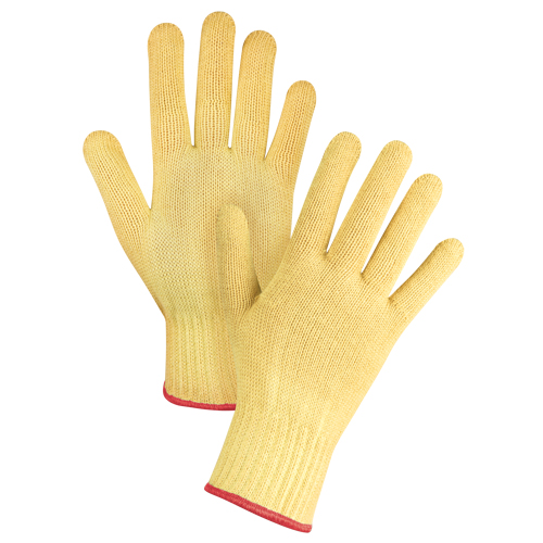 Gants tricot&eacute;s sans couture, Taille Petit/7, Calibre 7, Enveloppe en Kevlar, ASTM ANSI niveau A2/EN 388 niveau 3 WestPier