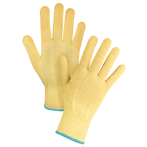 Gants tricot&eacute;s sans couture, Taille T-Grand/10, Calibre 7, Enveloppe en Kevlar, ASTM ANSI niveau A2/EN 388 niveau 3 WestPier