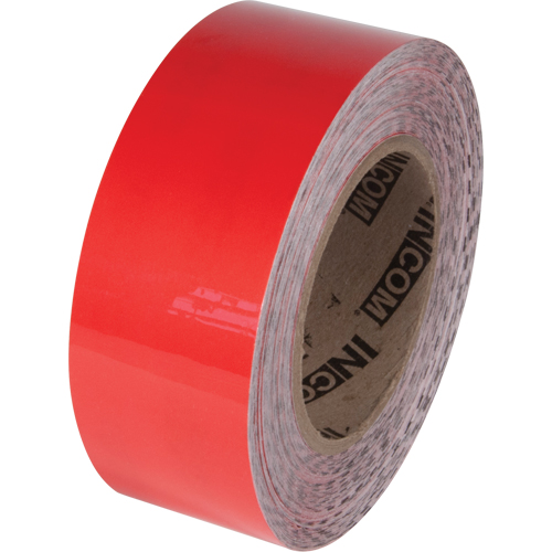 Ruban de marquage pour plancher Tuff Mark, 3" x 100', Polyester, Rouge WestPier