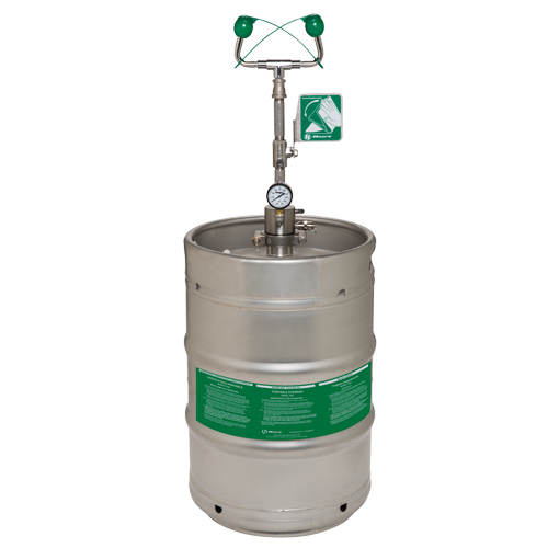Portable Emergency Eyewash, Pressurized, 15 gal. Capacity, Meets ANSI Z358.1 WestPier