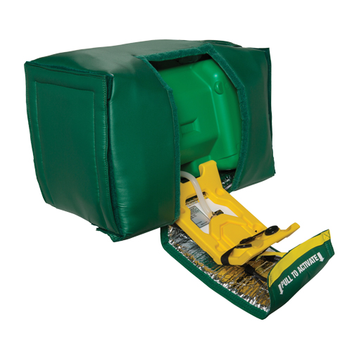 Tempered Portable Eyewash, Gravity-Fed, 9 gal. Capacity, Meets ANSI Z358.1 WestPier