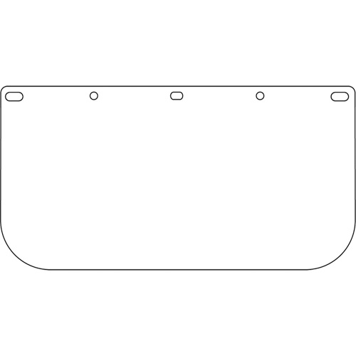 Dynamic Faceshield Visor Window, PETG, Clear Tint WestPier
